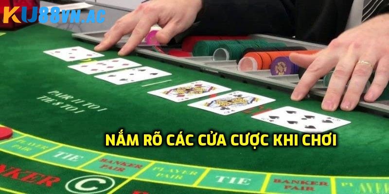 Luật Chơi Baccarat - Cập Nhật Chi Tiết, Đơn Giản Tại Ku88 4 3 cửa cược Baccarat cơ bản